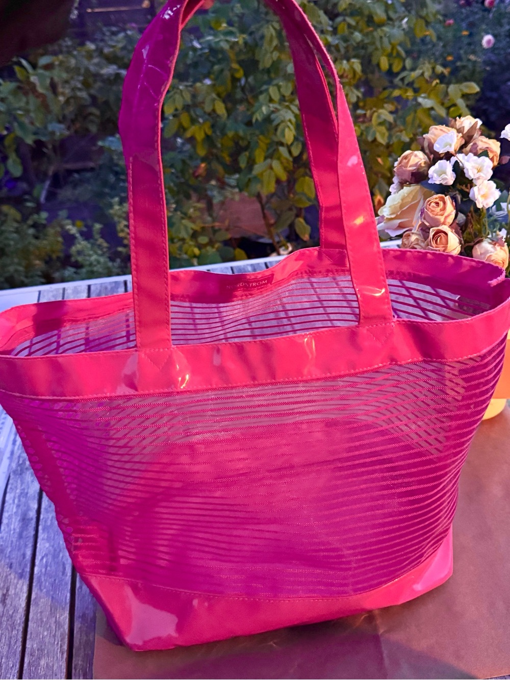 EEEUC Nordstrom Hot Pink Tote XL